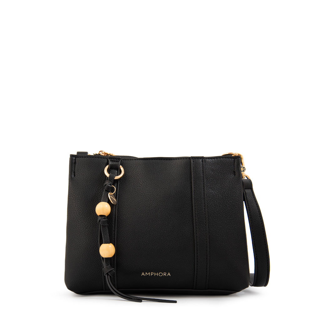 Cartera bandolera valeria pequeña negro