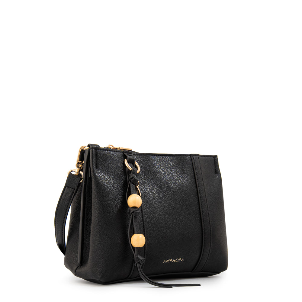 Cartera bandolera valeria pequeña negro