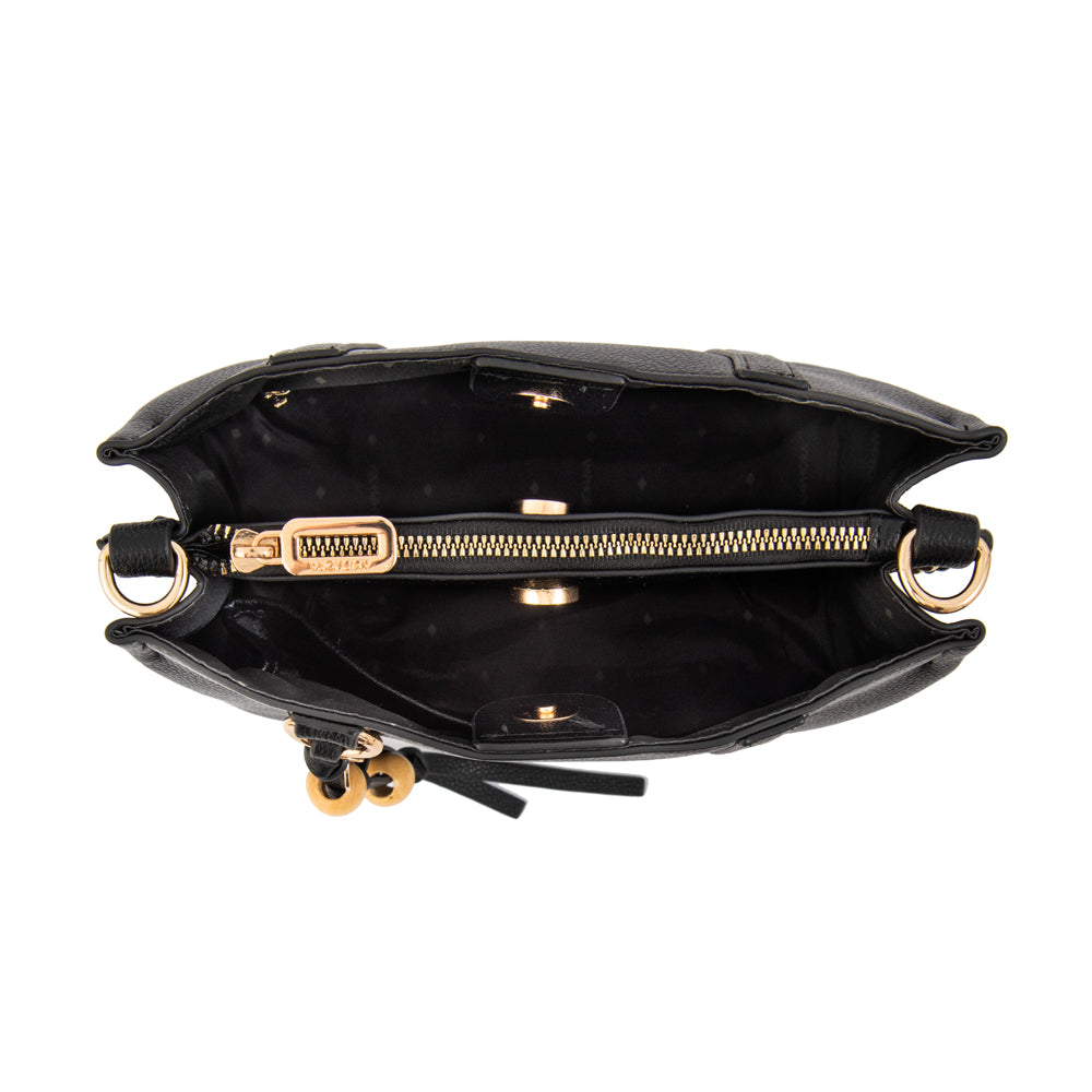 Cartera bandolera valeria pequeña negro
