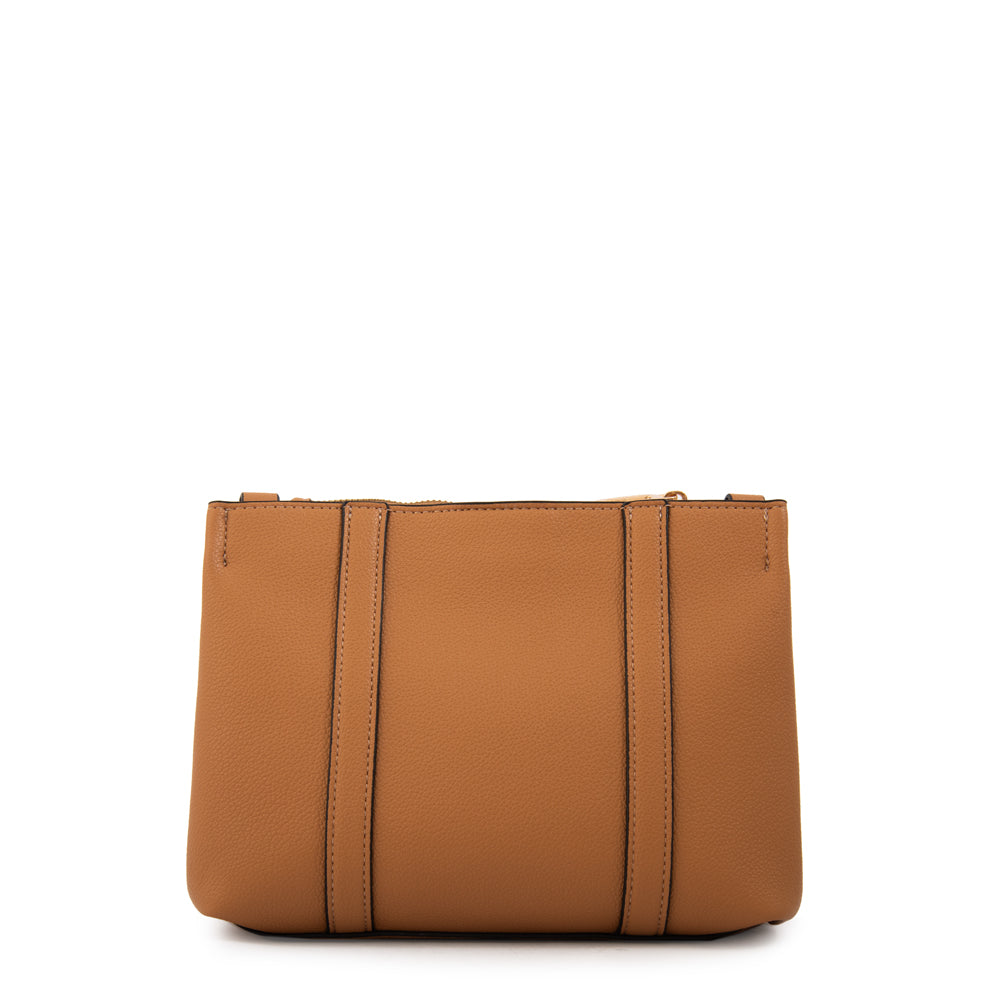Cartera bandolera valeria pequeña camel