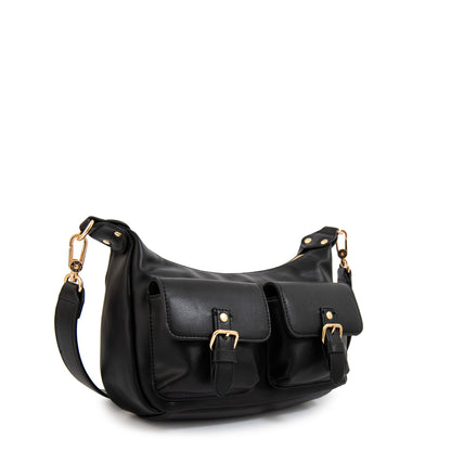 Cartera Bandolera joely mediana negro