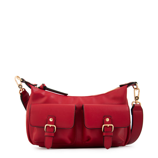 Cartera Bandolera joely mediana rojo