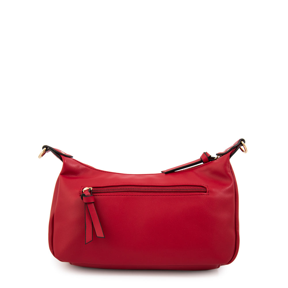 Cartera bandolera joely mediana rojo