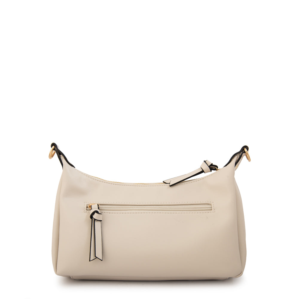 Cartera bandolera joely mediana blanco crudo