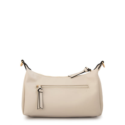 Cartera Bandolera joely mediana blanco crudo