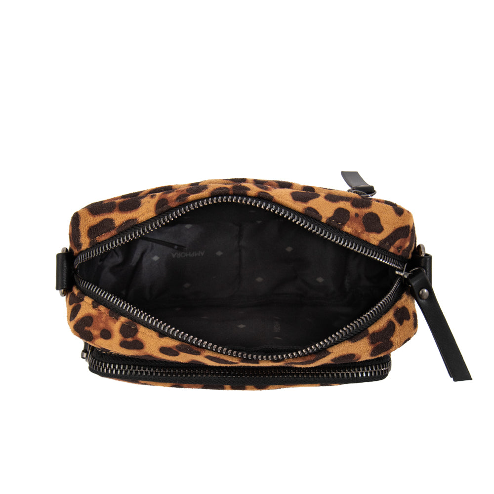 Cartera bandolera denis pequeña café