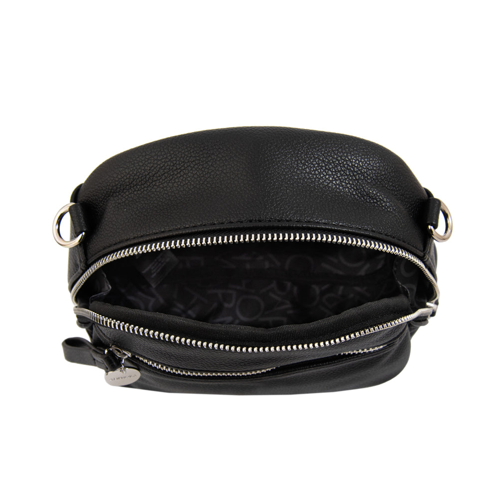 Cartera bandolera fany mediana negro