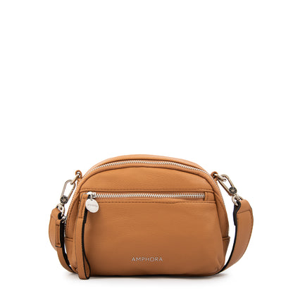 Cartera Bandolera fany mediana camel