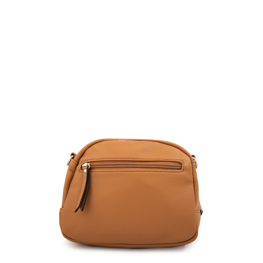 Cartera bandolera fany mediana camel