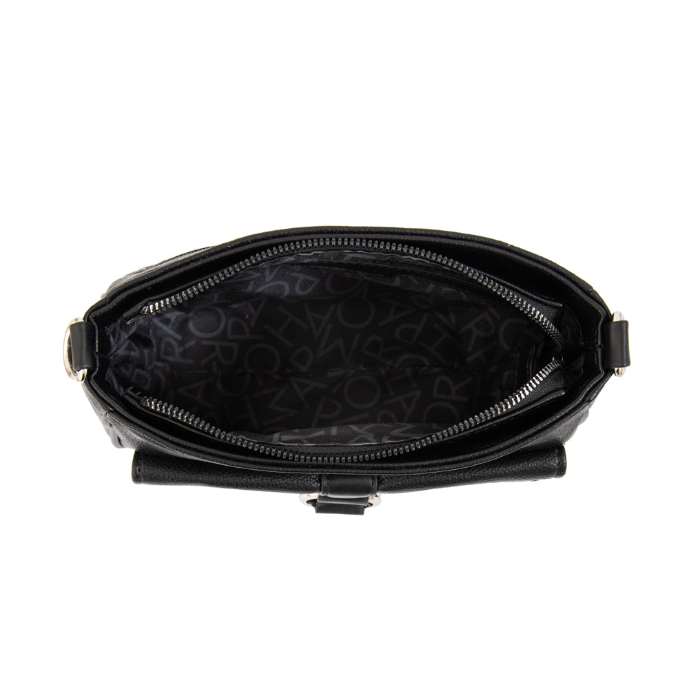Cartera bandolera coralie pequeña negro