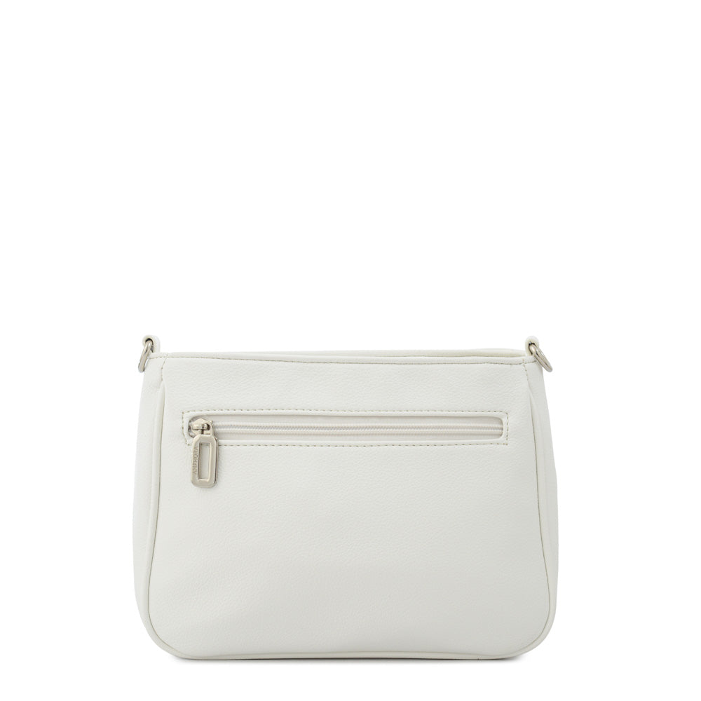 Cartera bandolera coralie pequeña blanco