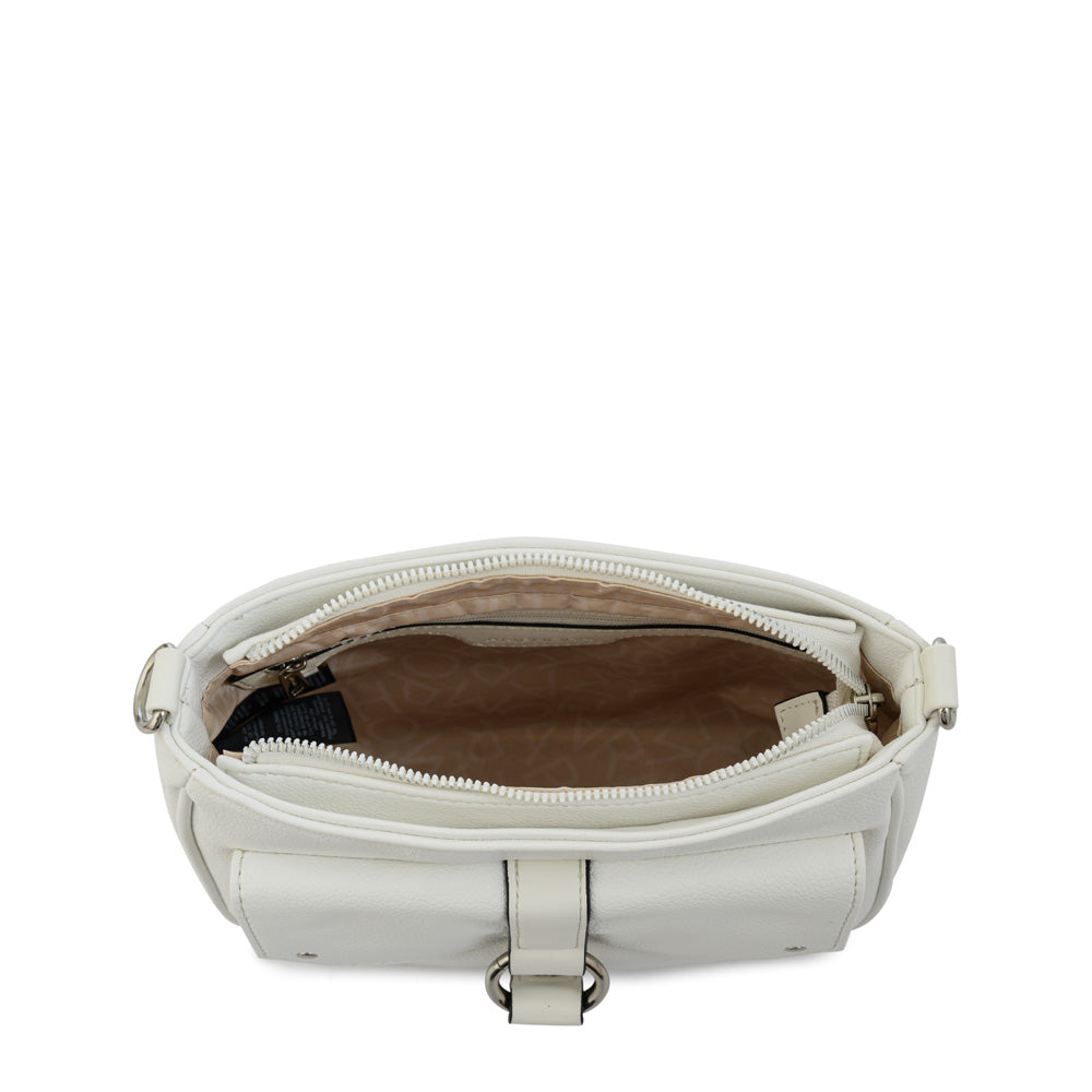 Cartera bandolera coralie pequeña blanco