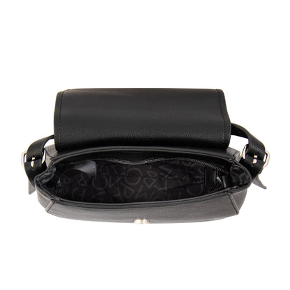 Cartera Bandolera con tapa lesage pequeña negro