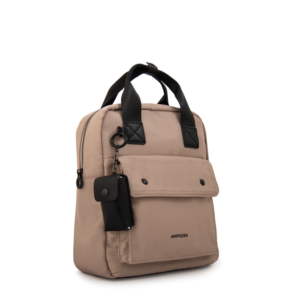 Mochila olivier mediana beige