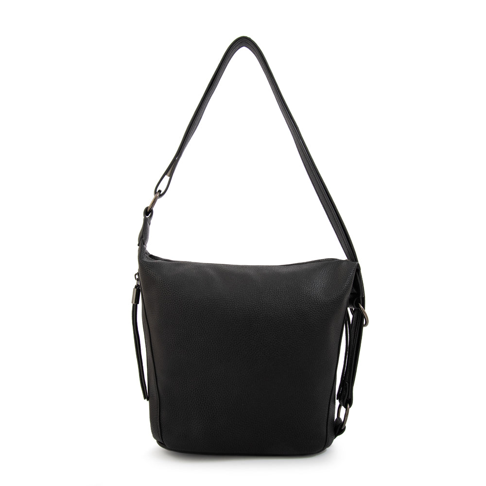 Cartera corte oval nilo mediana negro