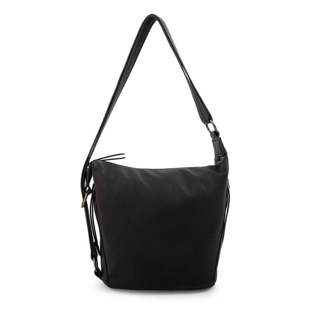 Cartera corte oval nilo mediana negro