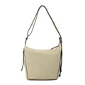 Cartera corte oval nilo mediana blanco crudo