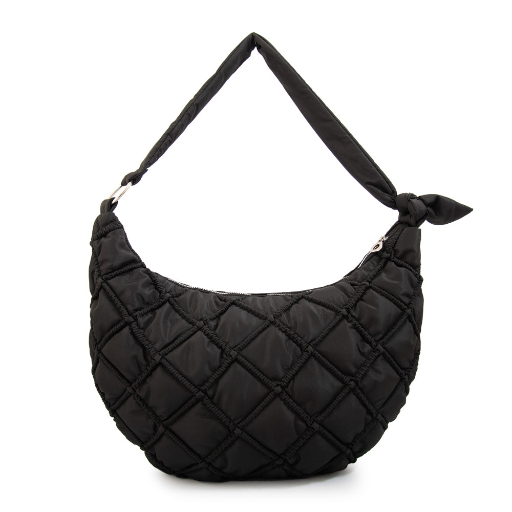 Cartera corte oval oval louisa grande negro