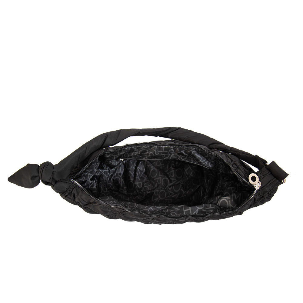 Cartera corte oval oval louisa grande negro