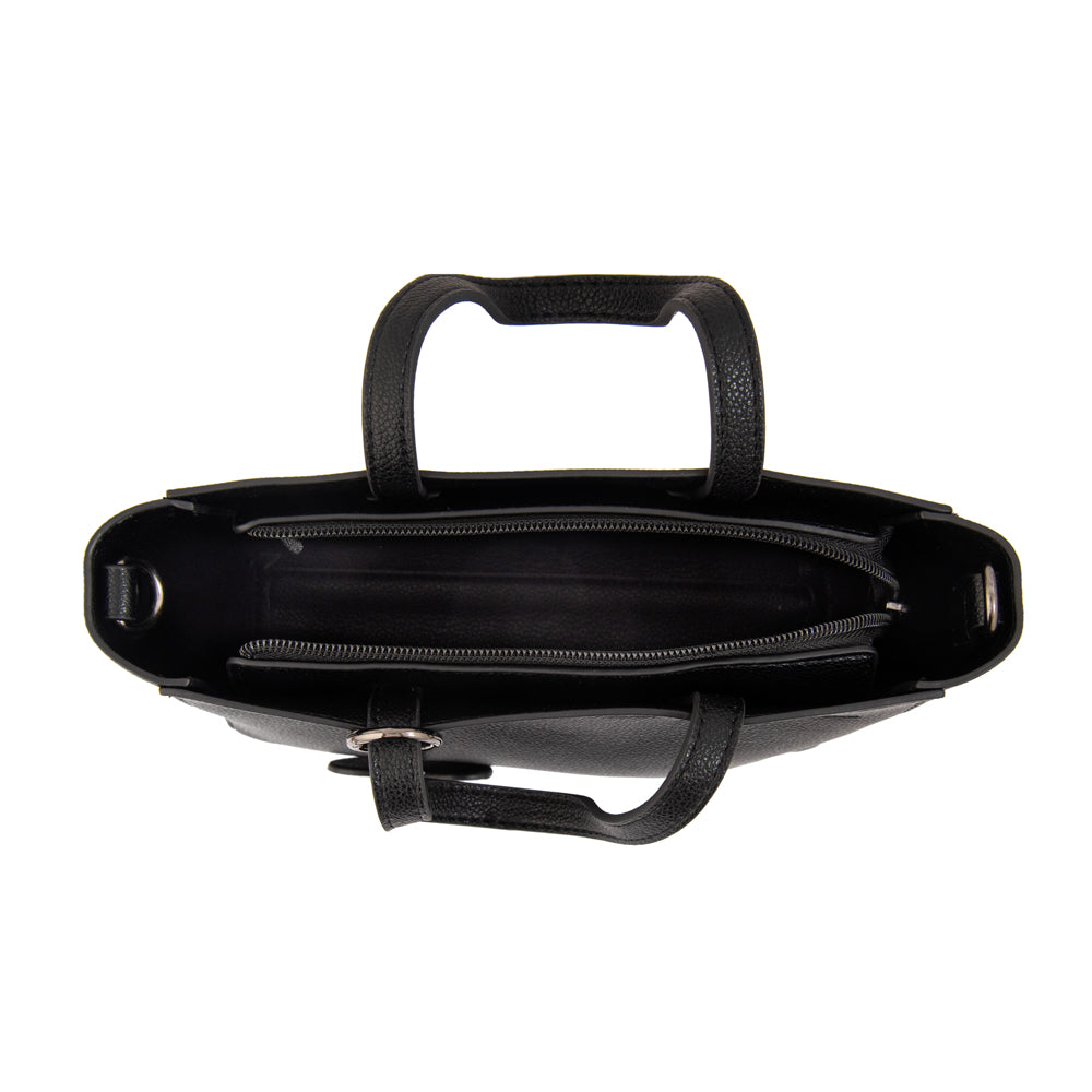 Cartera tote victoria pequeña negro