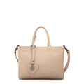Cartera tote victoria pequeña beige