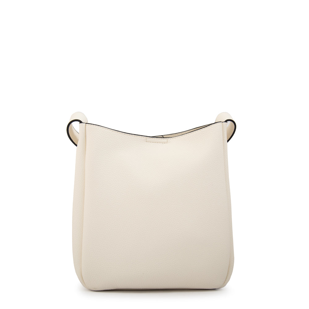 Cartera bandolera catalina pequeña blanco
