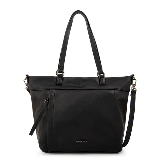 Cartera tote carolina grande negro