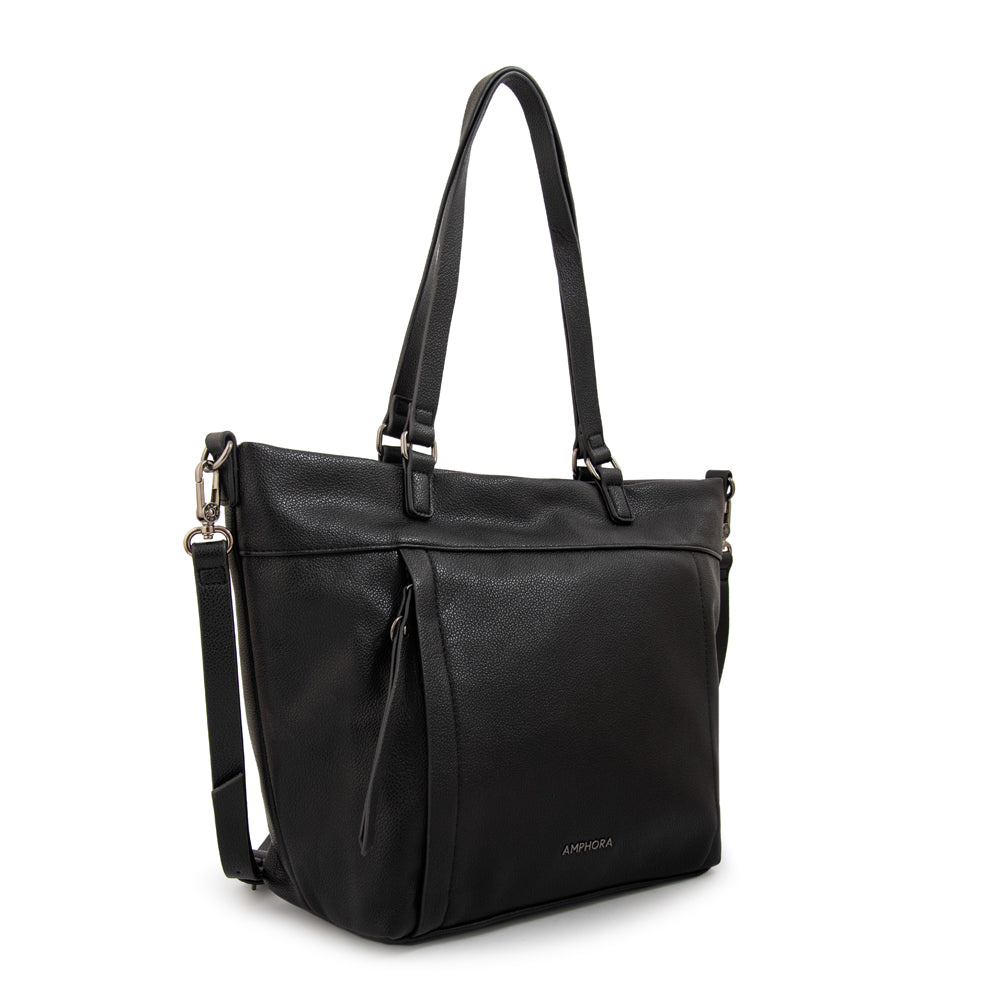 Cartera tote carolina grande negro