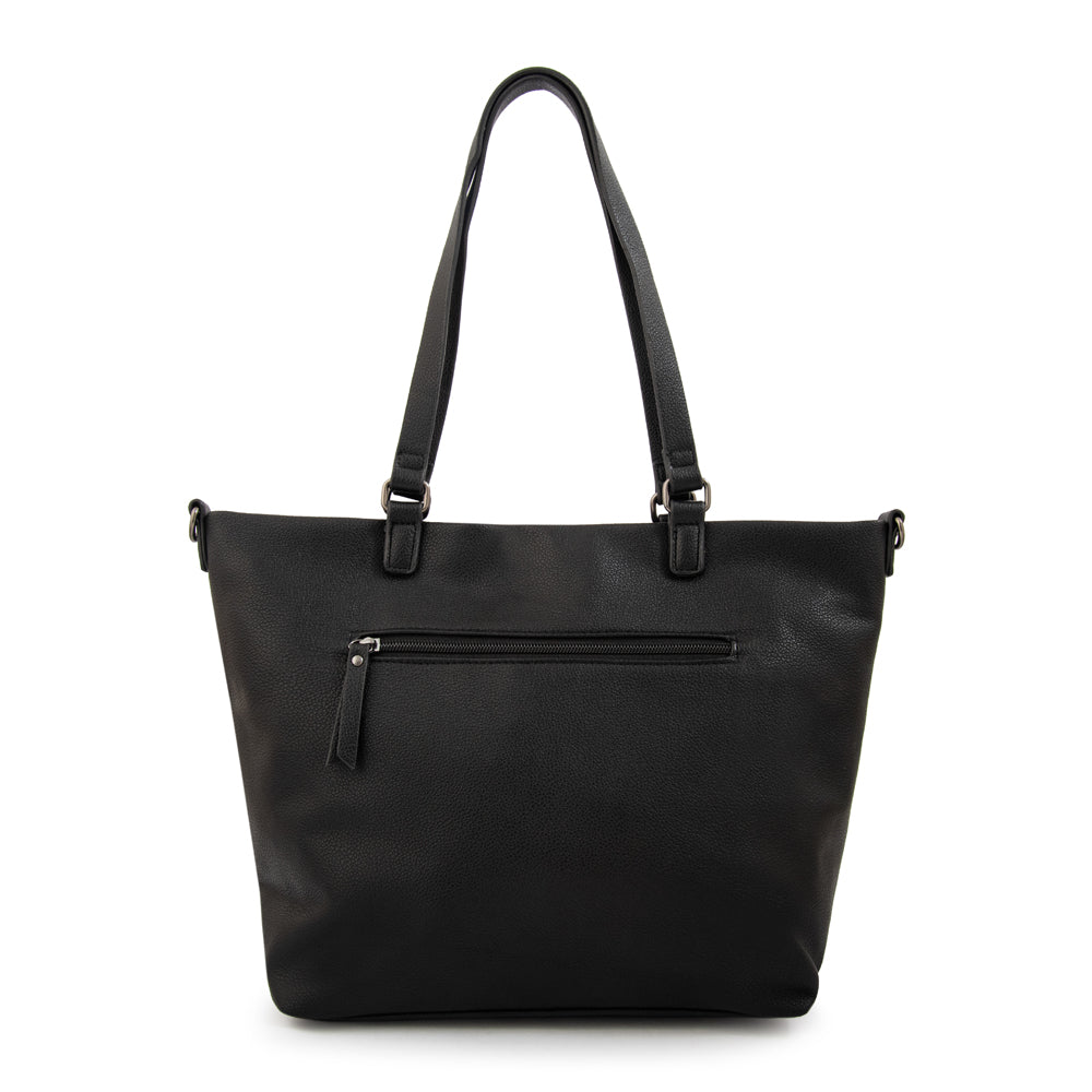 Cartera tote carolina grande negro