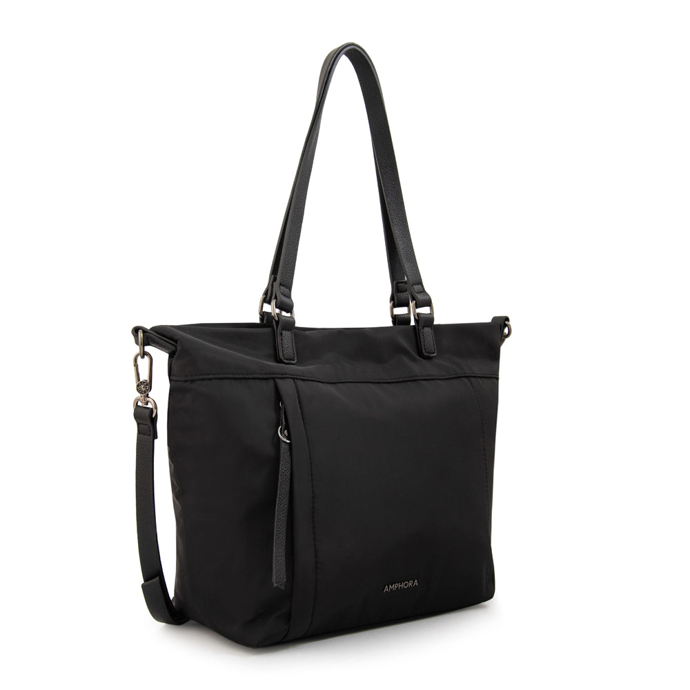 Cartera tote carolina grande negro