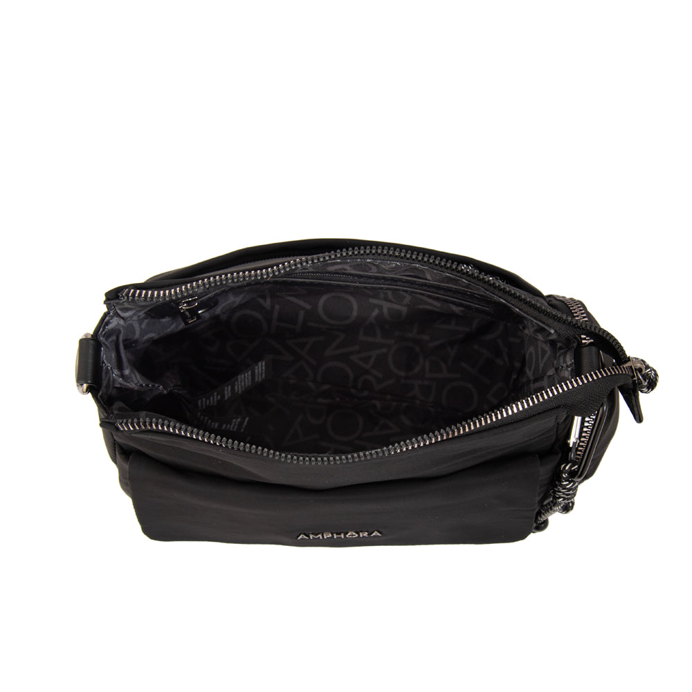 Cartera bandolera julia pequeña negro