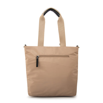 Cartera tote zoe mediana taupe