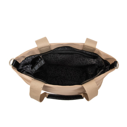 Cartera tote zoe mediana taupe