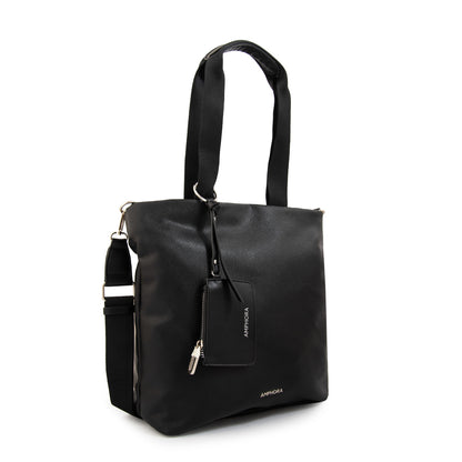 Cartera tote zoe mediana negro