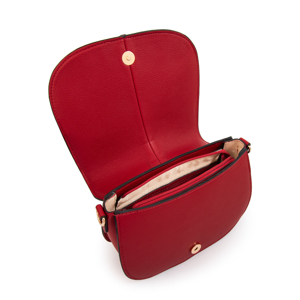 Cartera bandolera aria pequeña rojo