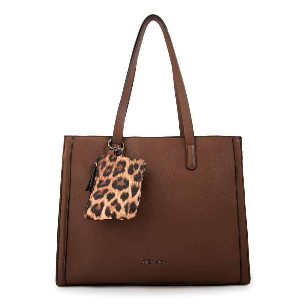 Cartera tote nora grande café