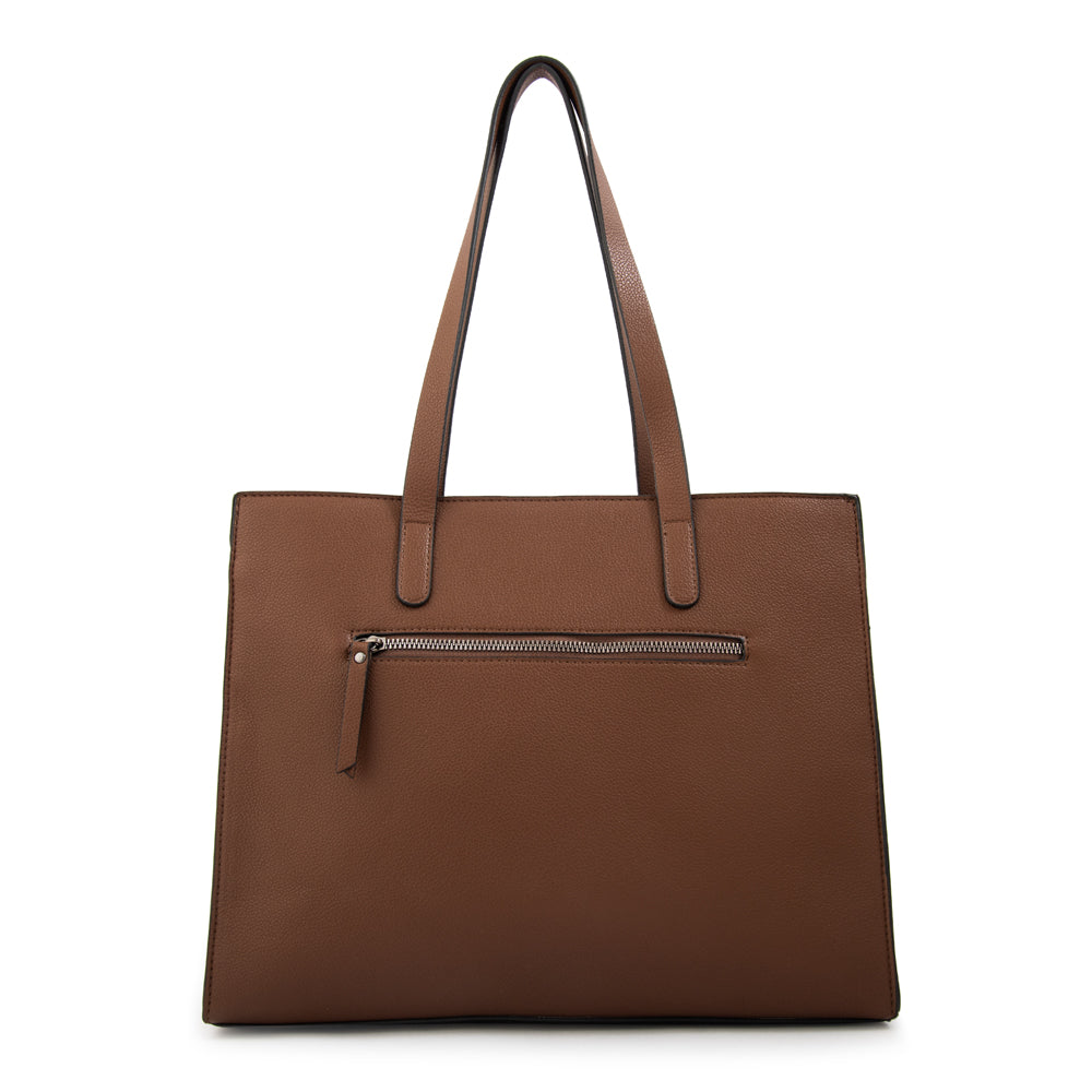 Cartera tote nora grande café