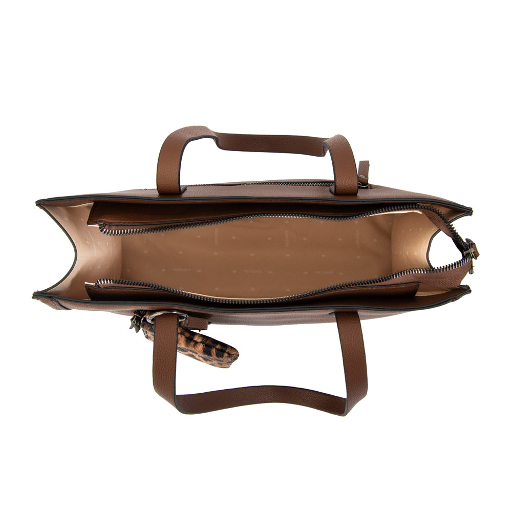 Cartera tote nora grande café