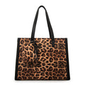 Cartera tote nora grande animal print