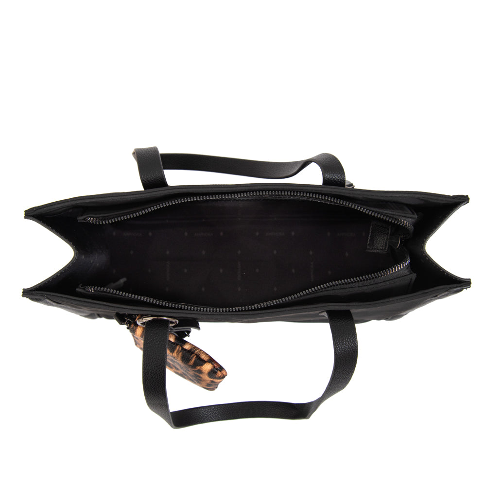 Cartera tote nora grande negro