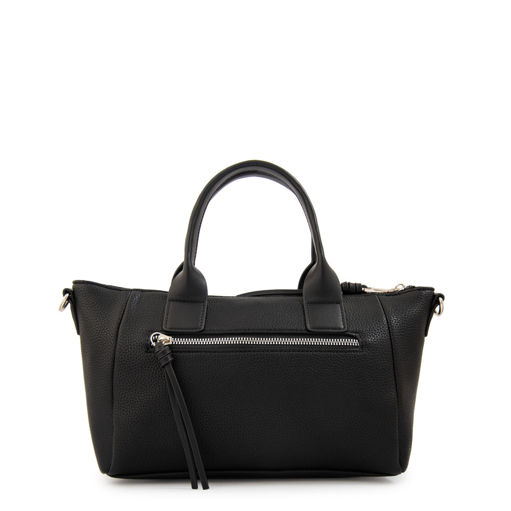 Cartera bandolera con asas emma mediana negro