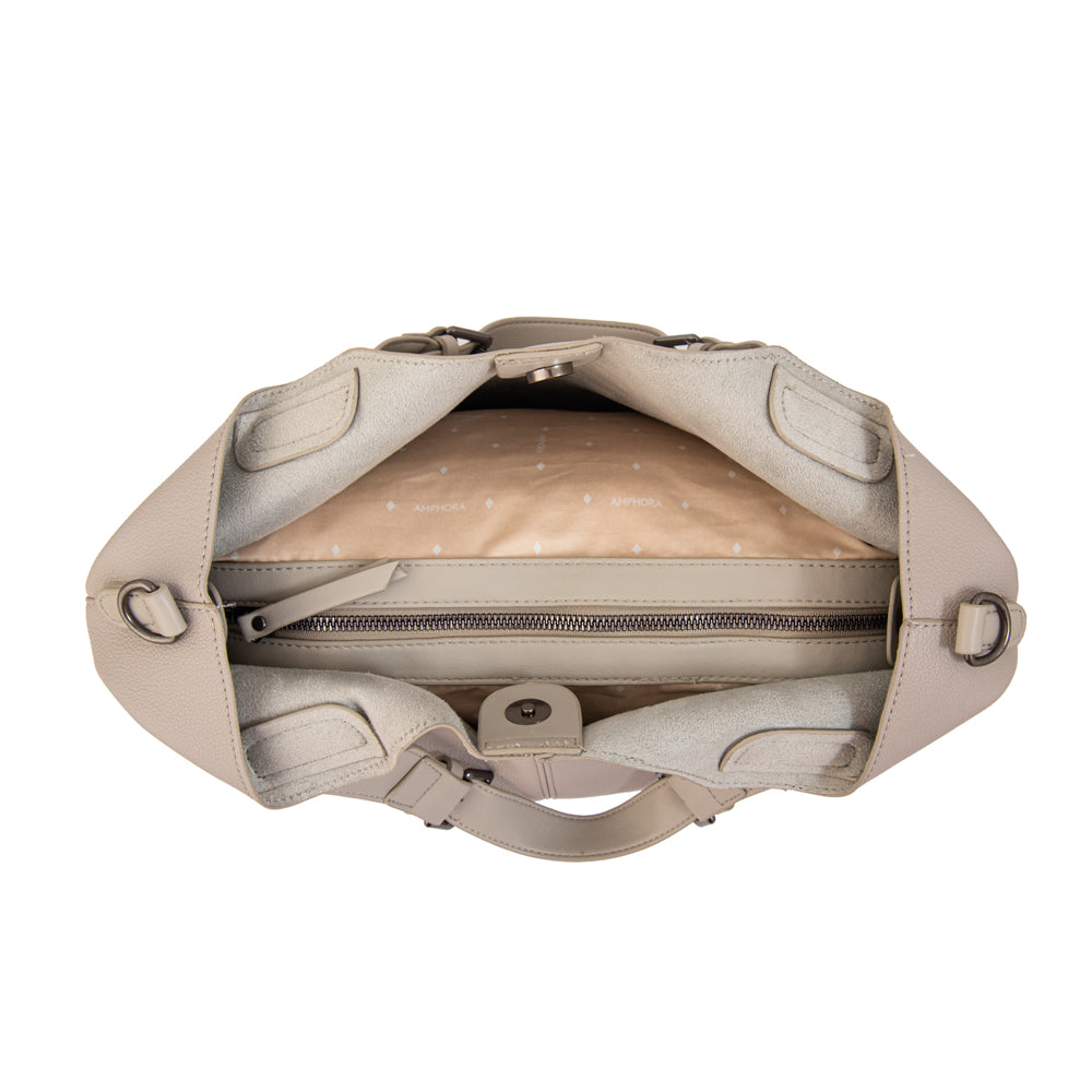 Cartera tote regina grande gris