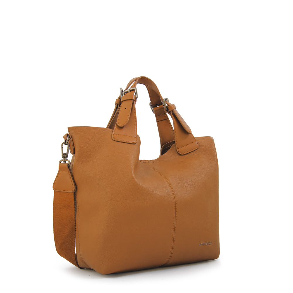Cartera tote regina grande camel