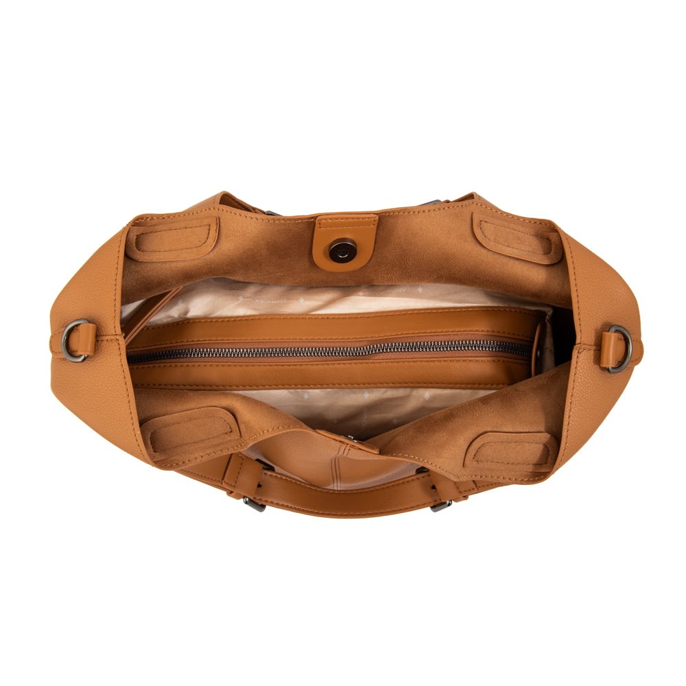 Cartera tote regina grande camel