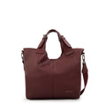 Cartera tote regina grande burdeo