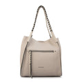 Cartera corte recto iris grande gris
