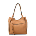 Cartera corte recto iris grande camel
