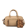 Cartera tote carlota grande beige oscuro