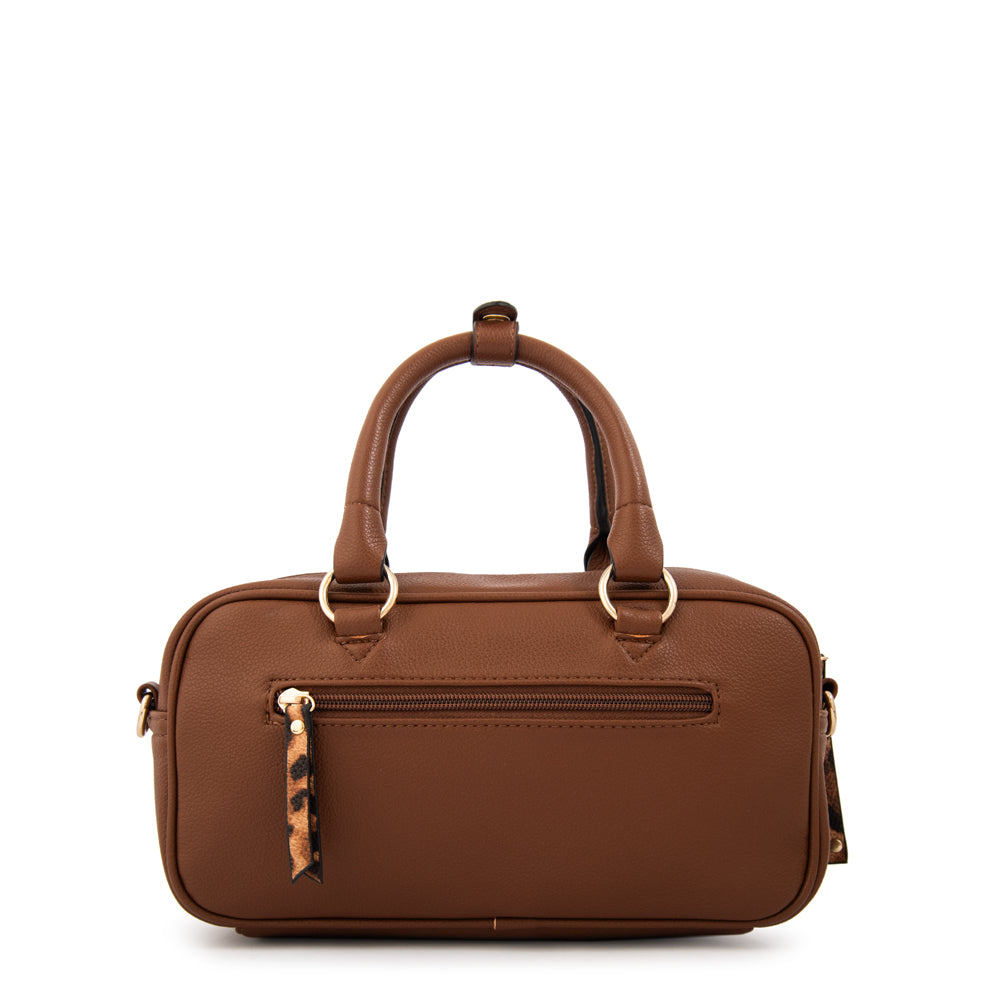 Cartera tote carlota pequeña café