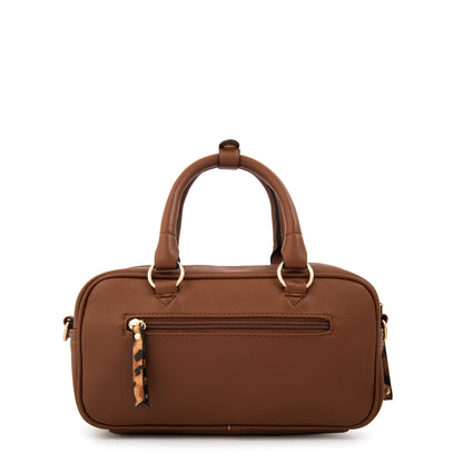 Cartera tote carlota pequeña café